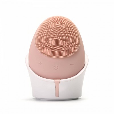 Hot sellings 2021new arrival private label mini silicone WholeWireless waterproof facial cleansing brush electricne face brush