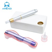 Popular home use professional skin care beauty wireless electric derma pen comes with 2pcs 12 pin needle cartridge micro needle