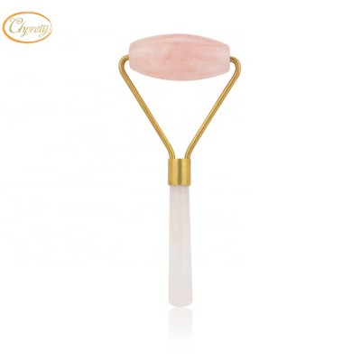 WholeSale Real  Health stone Natual Rose Quartz Facial Jade Roller Massager